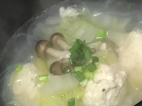 鶏団子スープ